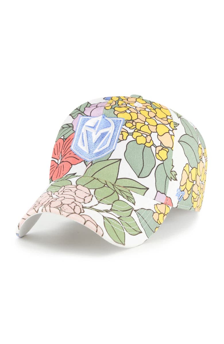'47 Women's '47  Vegas Golden Knights Florentina Clean Up Adjustable Hat, Main, color, White