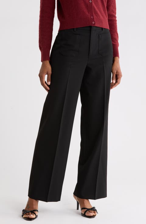 Bardot High Waist Wide Leg Pants