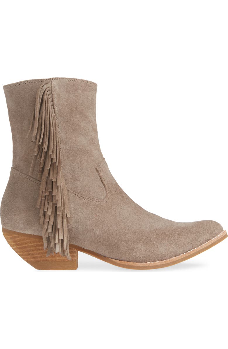 Jeffrey Campbell Hastings Fringe Bootie, Alternate, color,