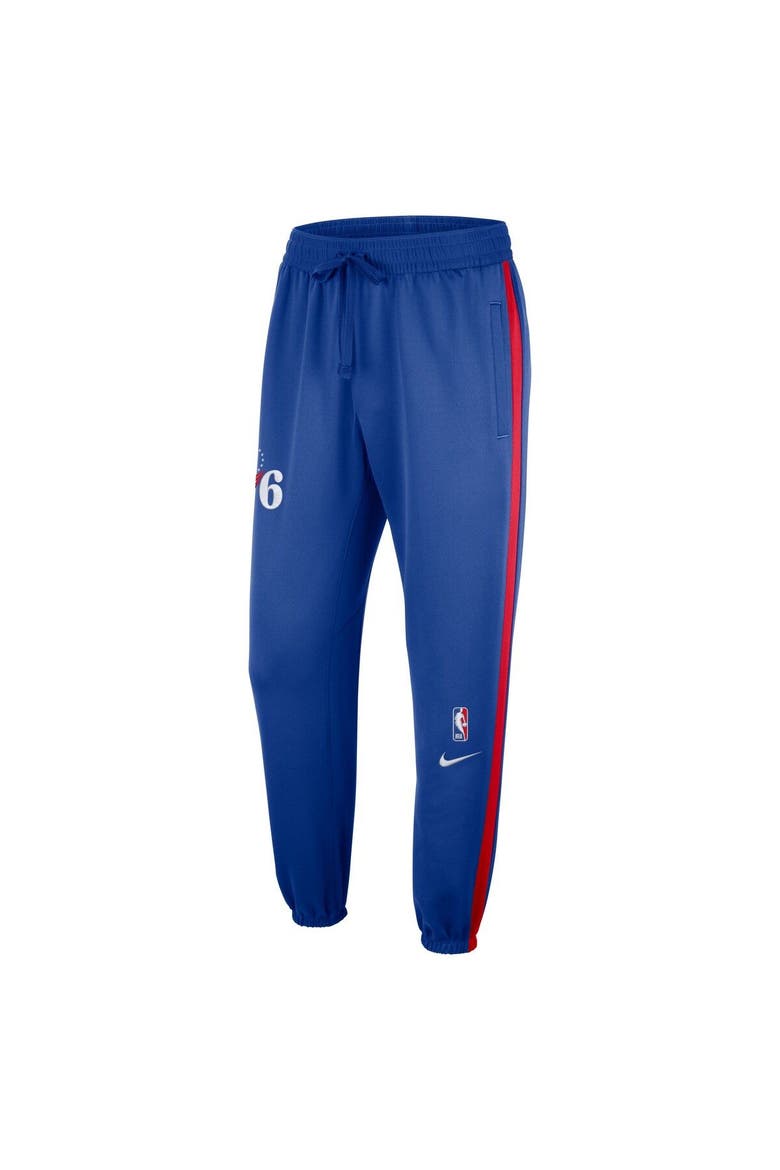 Men's Nike Royal Philadelphia 76ers Authentic Showtime Performance Pants, Alternate, color, Royal