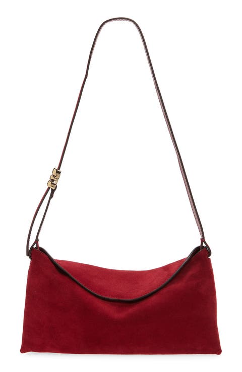 The Date Night Suede Shoulder Bag