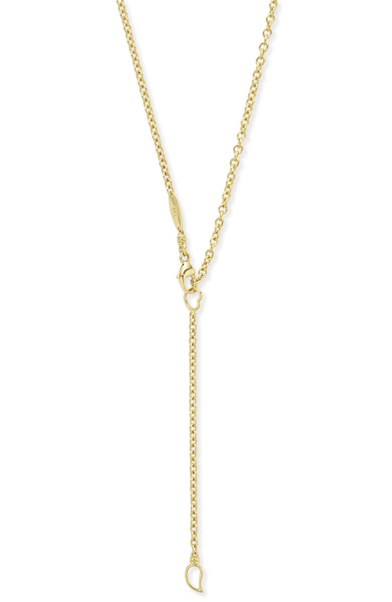 LAGOS Meridian Circle Pendant Necklace, Alternate, color, Gold