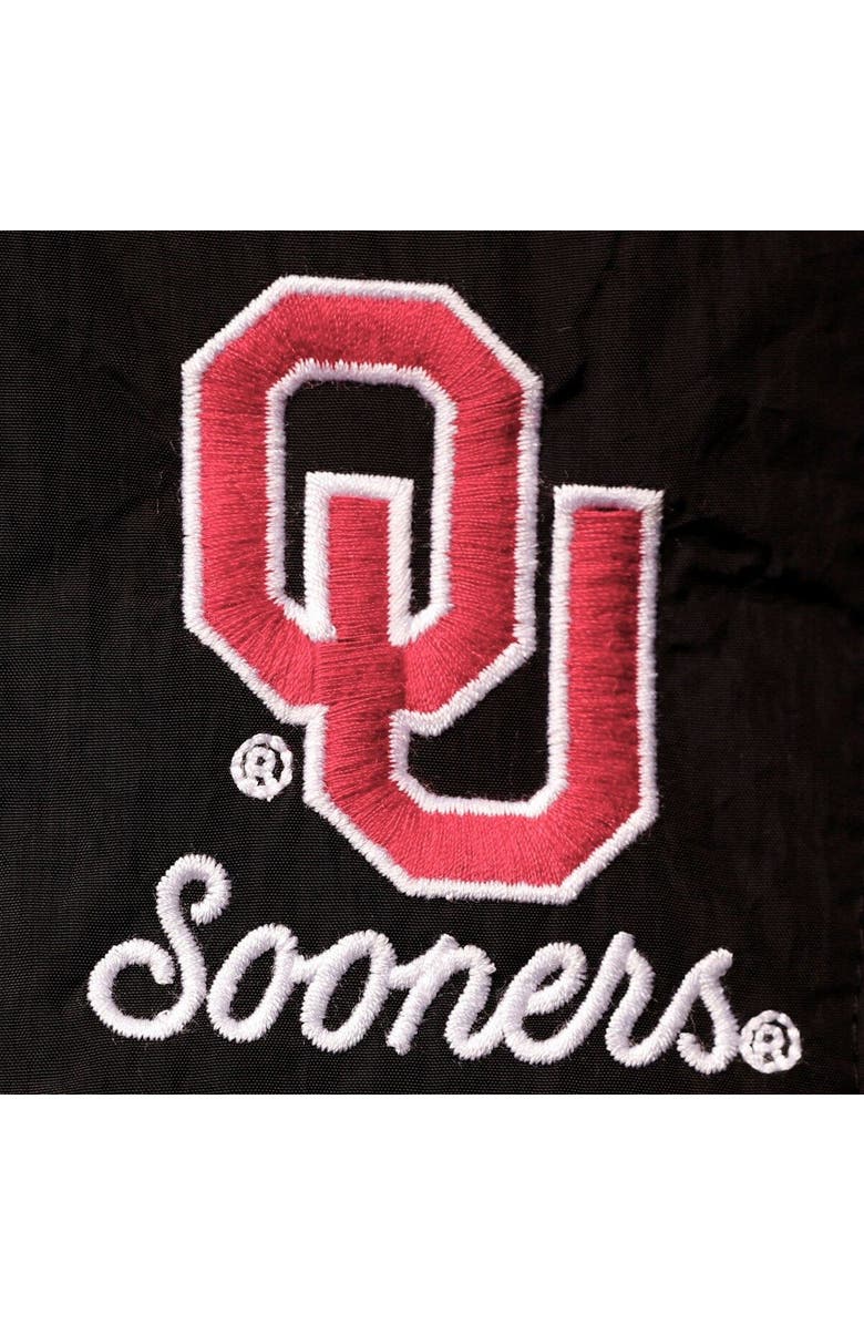 TOP OF THE WORLD Women's Top of the World Black Oklahoma Sooners Sierra Sherpa Quarter-Snap Jacket, Alternate, color, Black