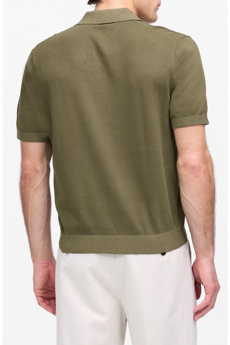 Garment Dyed Three Button Polo Sweater, Alternate, color, PRESSED SAGE