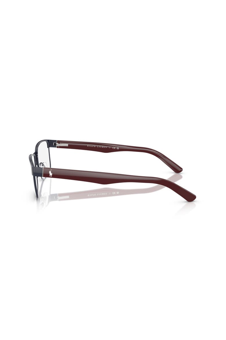 57mm Rectangle optical glasses, Alternate, color, Blue
