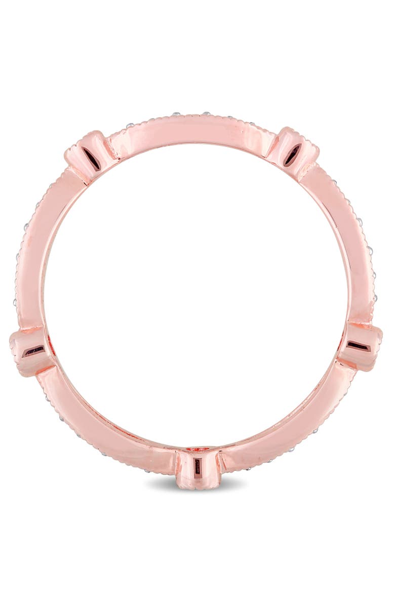 Julianna B. Created Pink & White Sapphire Eternity Ring, Alternate, color, Lab-Created Sapphire