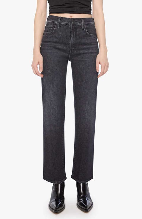 The Lil' Rambler Zip High Waist Straight Leg Jeans