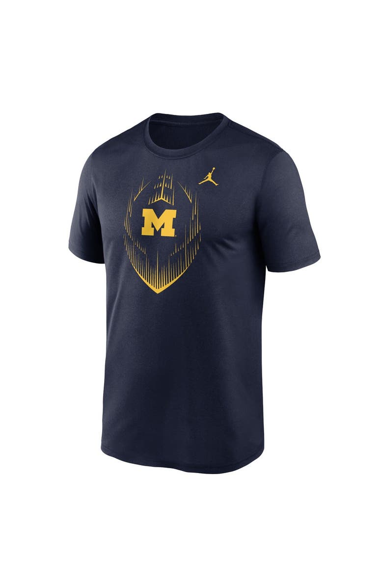 Jordan Brand Men's Jordan Brand Navy Michigan Wolverines Primetime Legend Icon Performance T-Shirt, Alternate, color, Navy