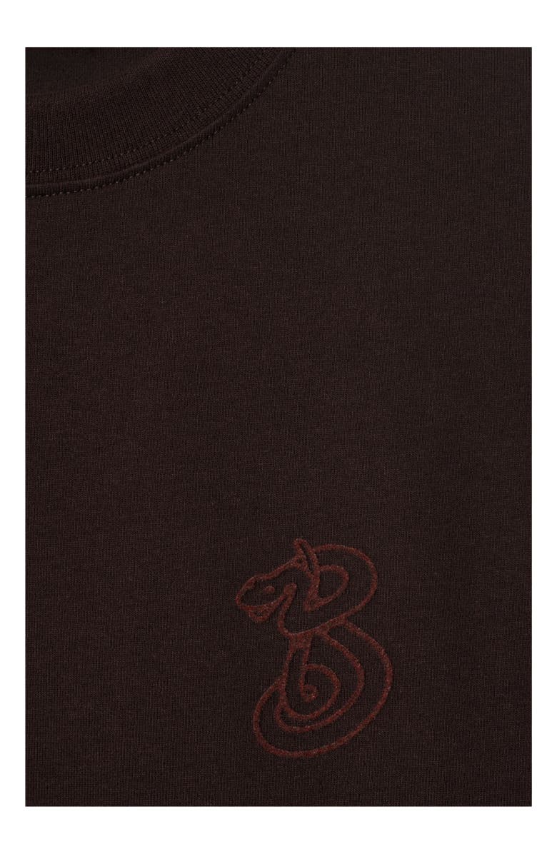 Burberry B Snake Cotton T-shirt, Alternate, color,