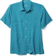 Tommy Bahama Tropic Isle Short Sleeve Button-Up Silk Camp Shirt
