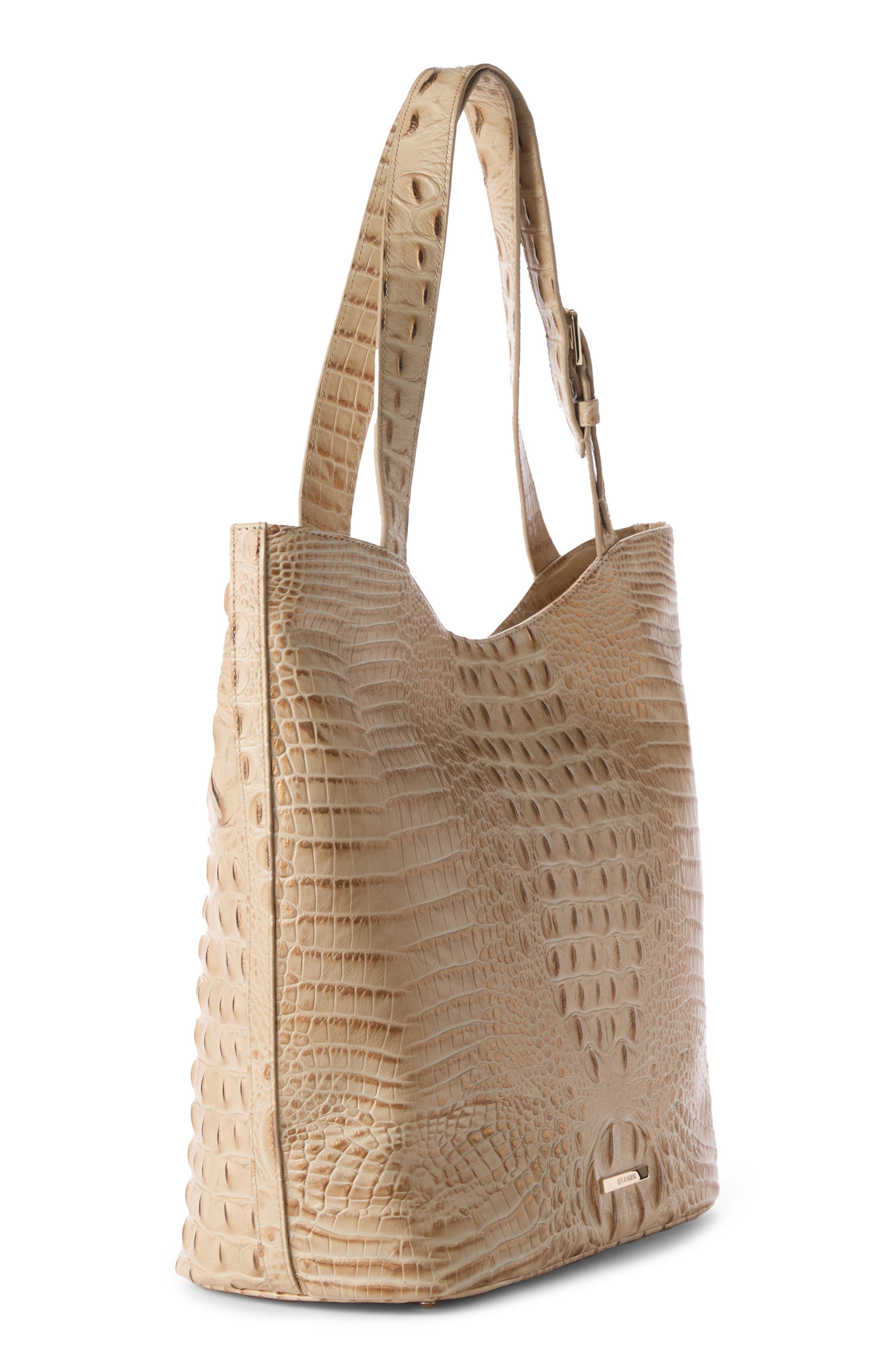 Brahmin Brayden Croc Embossed Leather Tote, Alternate, color, 