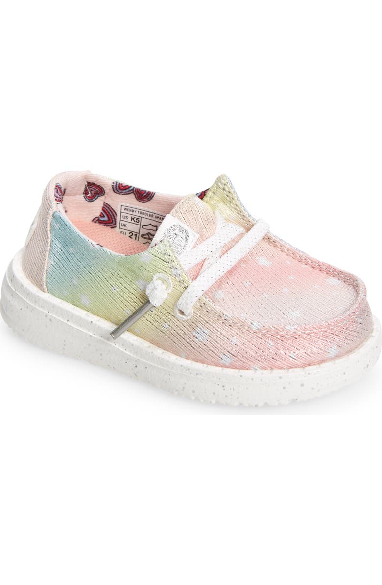 Hey Dude Kids' Wendy Glitter Boat Shoe, Main, color,