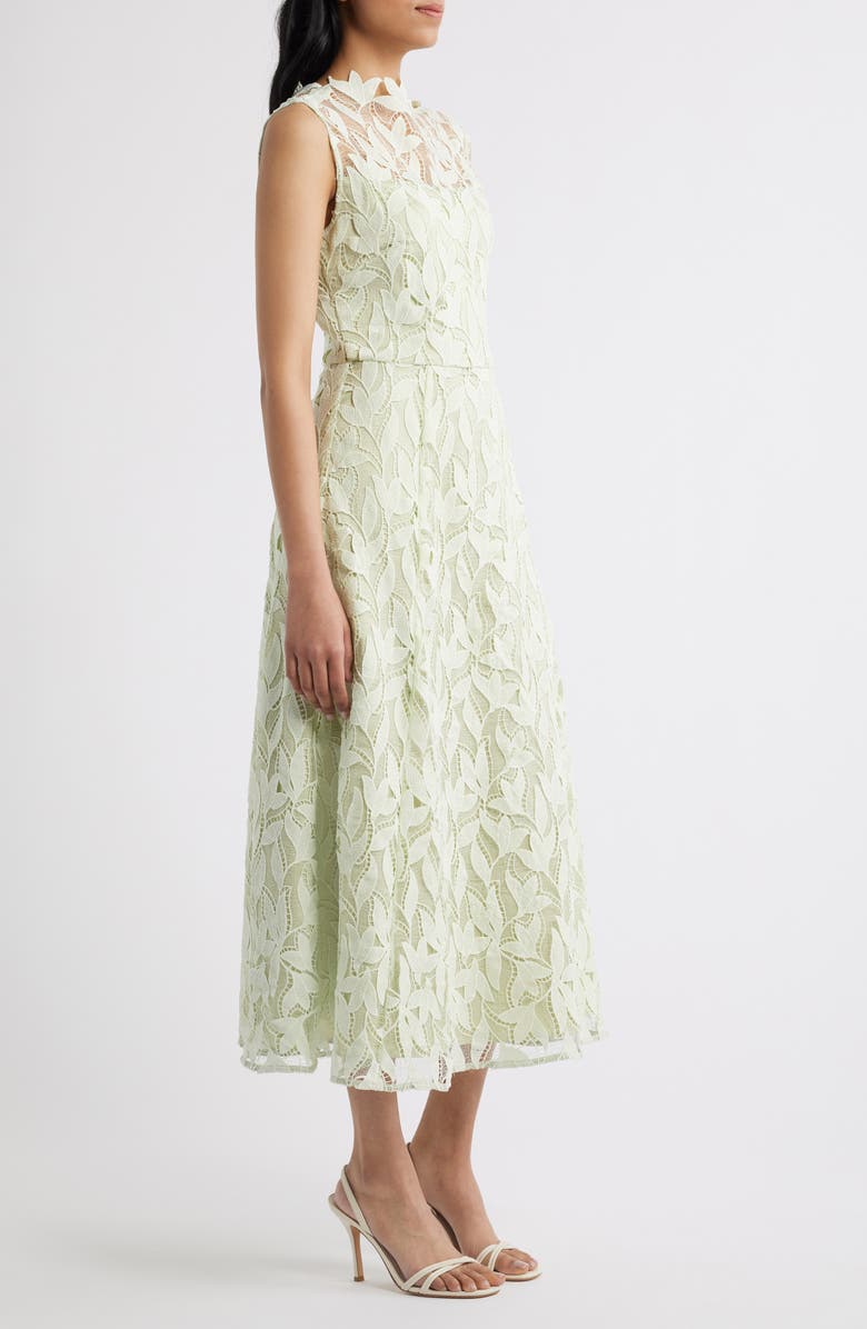 Elliatt Eris Lace Midi Dress, Alternate, color, Green