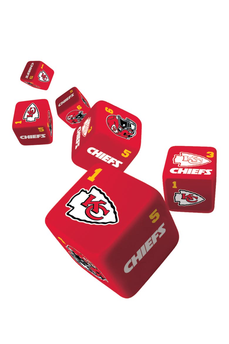 Kansas City Chiefs Dice Set - 19mm, Alternate, color, Multicolor