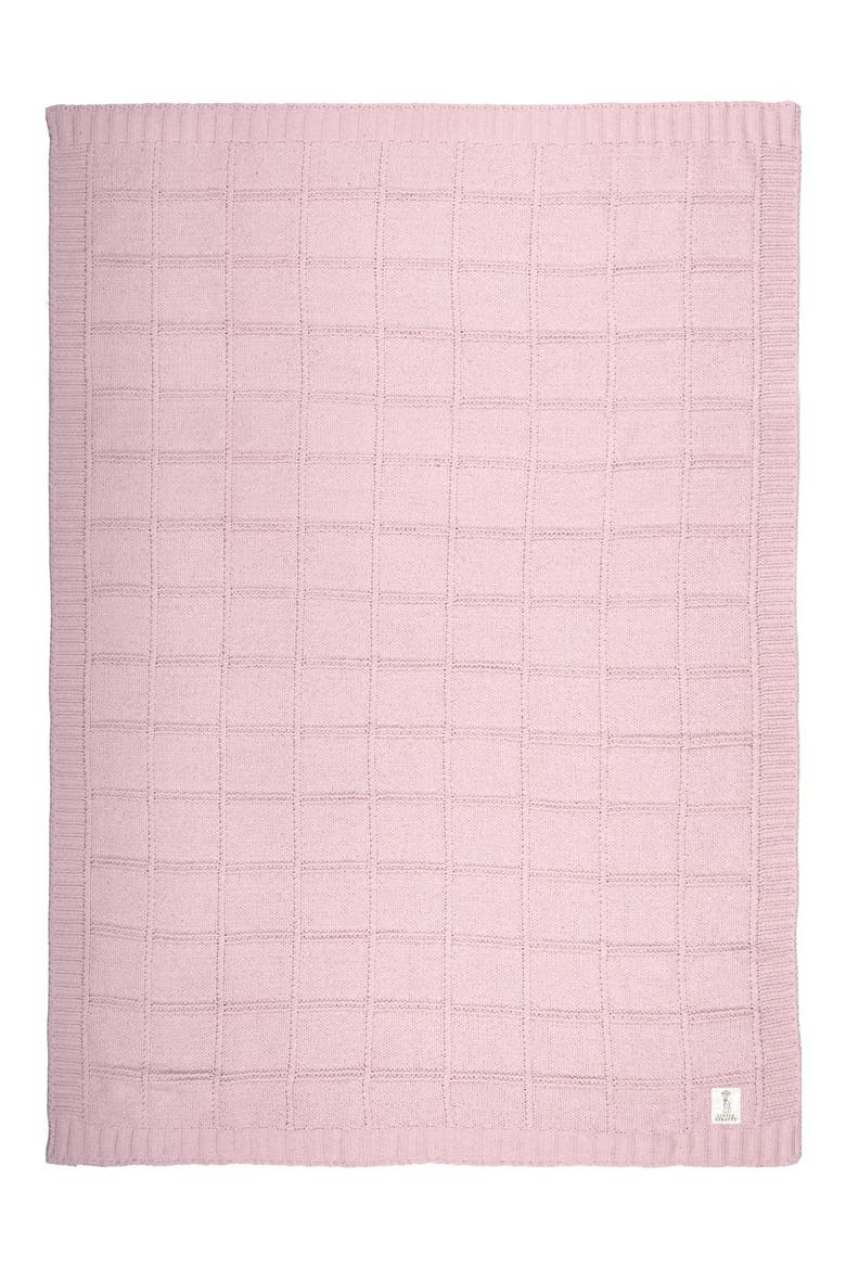 Pointelle XL Throw Blanket, Main, color, DUSTY PINK