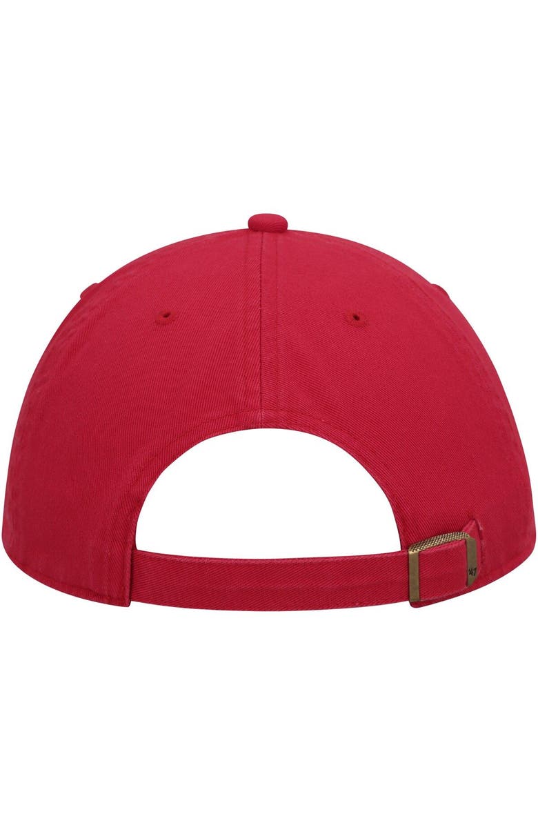 '47 Men's '47 Red Super Bowl LVII Script Clean Up Adjustable Hat, Alternate, color, 