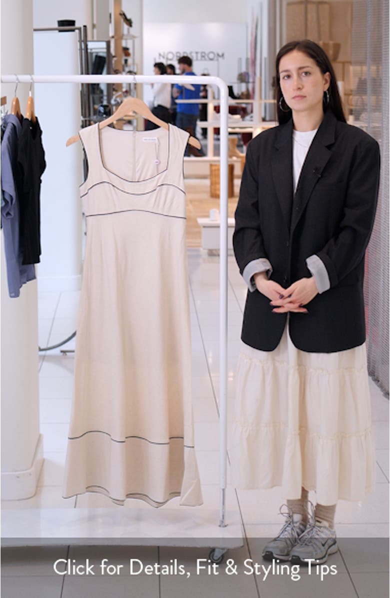 Contrast Pipe Midi Dress, sales video thumbnail