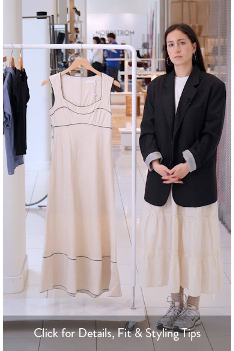 Contrast Pipe Midi Dress video