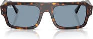 Ray-Ban 56mm Rectangular Sunglasses