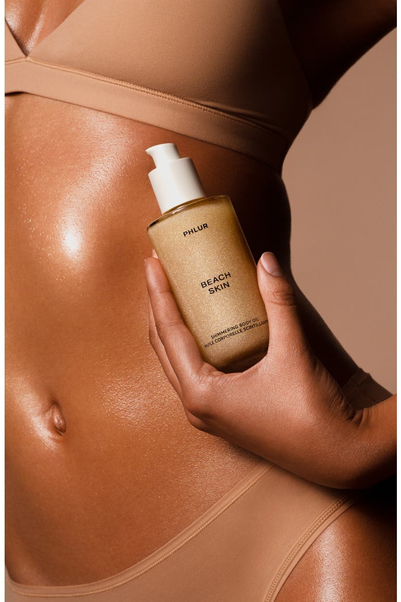 Beach Skin Shimmering Body Oil, Alternate, color, NO COLOR