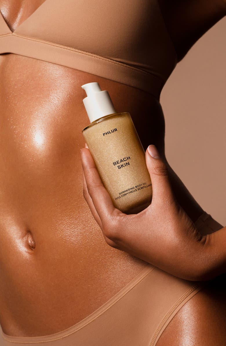 PHLUR Beach Skin Shimmering Body Oil, Alternate, color, 