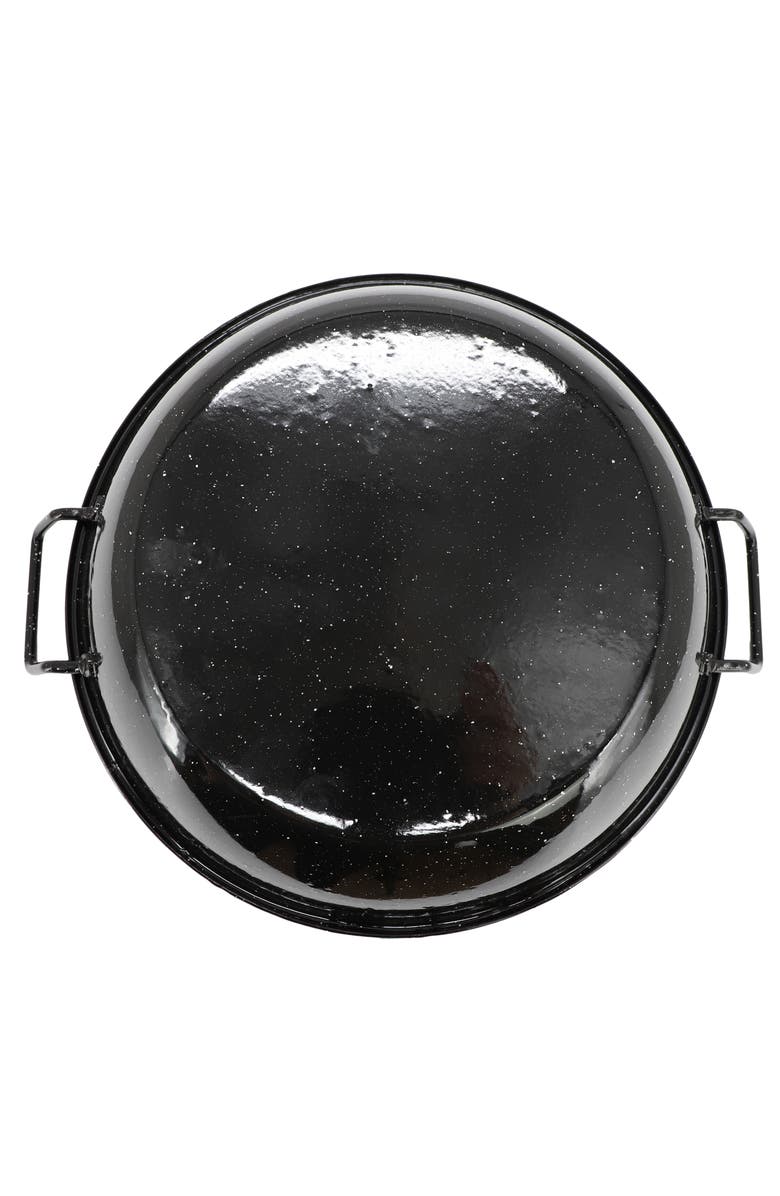 OSTER Castillo 12 Inch Enamel on Steel Paella Pan, Alternate, color, Black