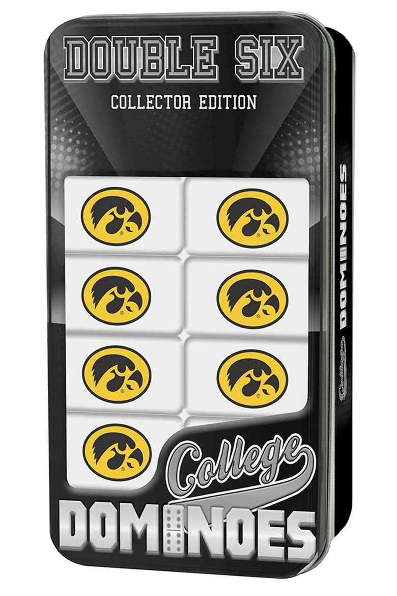 Iowa Hawkeyes Dominoes, Main, color, Multicolor
