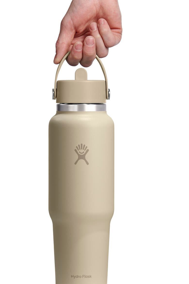 40-Ounce Wide Mouth with Flex Straw Cap, Alternate, color, OAT