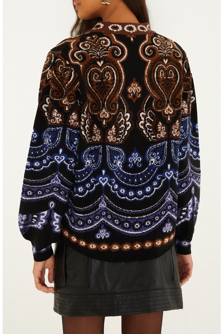 Nicole Knit Sweater, Alternate, color, BROWN