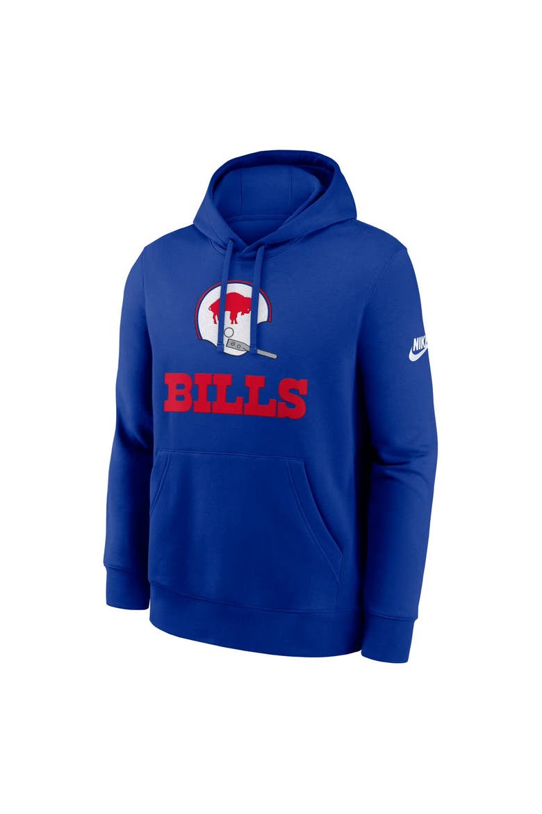 Men's Nike Royal Buffalo Bills Best Season Rewind Club Pullover Hoodie, Alternate, color, Royal