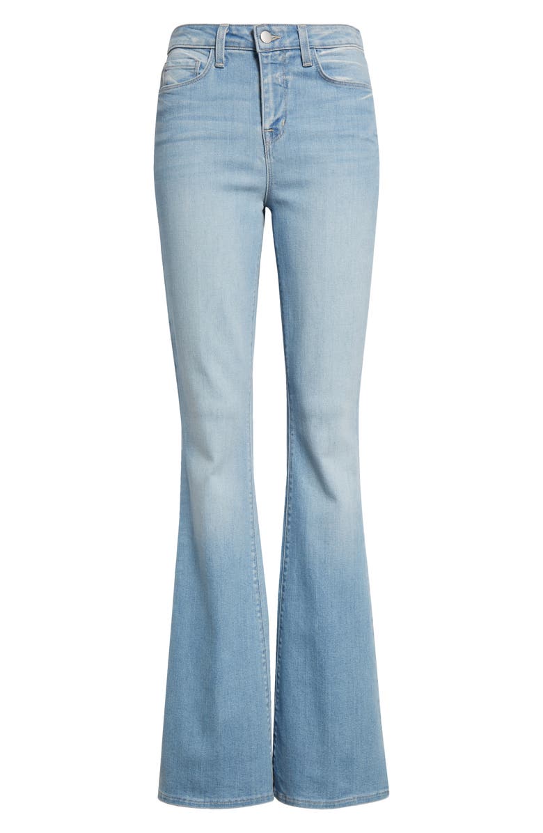 L'AGENCE Marty High Rise Flare Leg Jeans, Alternate, color, 