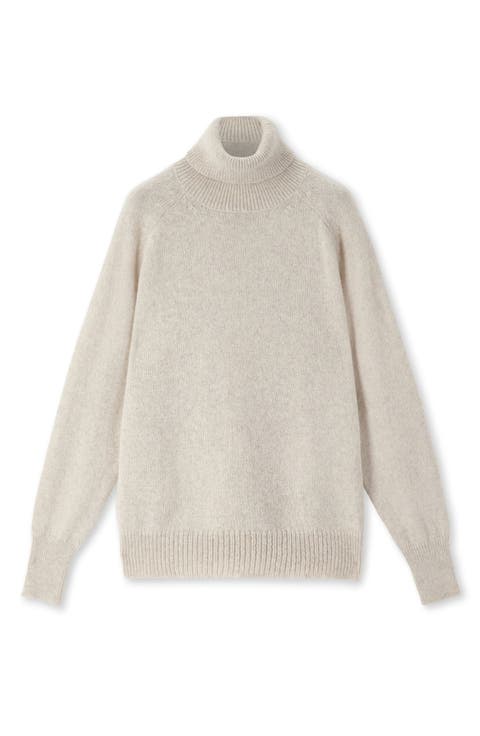 Piero High Neck Alpaca Wool Sweater