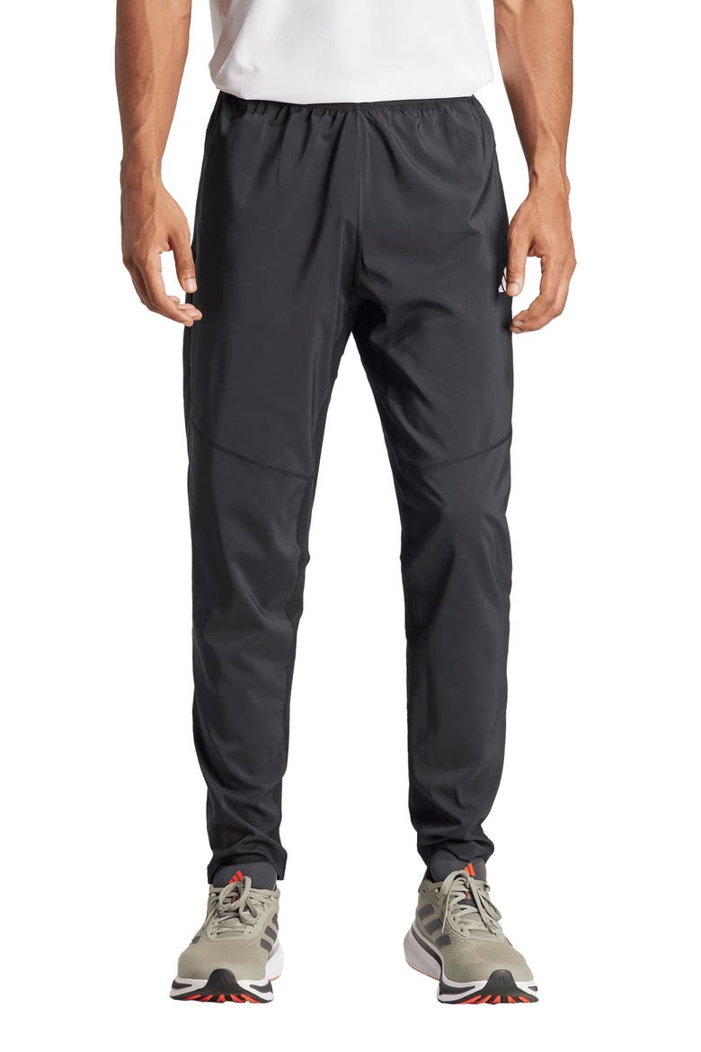Own the Run Aeroready Pants, Main, color, BLACK