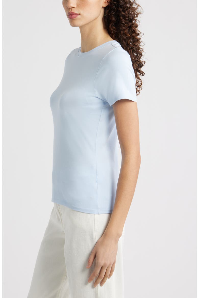 Pima Cotton Blend Crewneck T-Shirt, Alternate, color, BLUE FLOATY