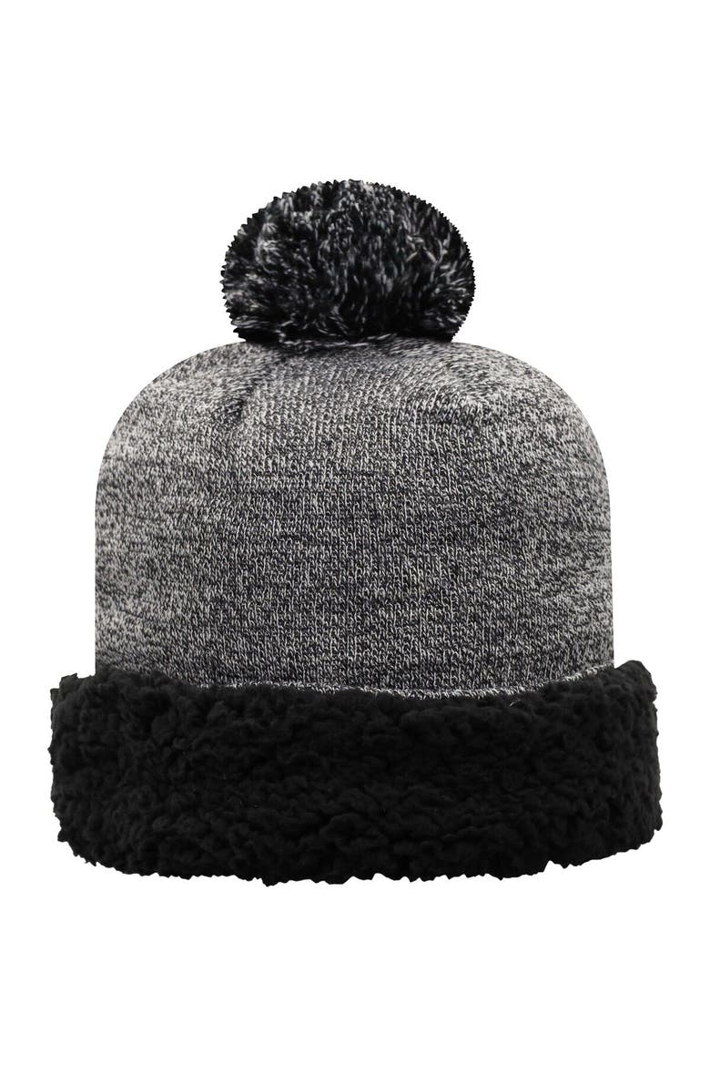 Women's Top of the World Black Minnesota Golden Gophers Snug Cuffed Knit Hat with Pom, Alternate, color, Black