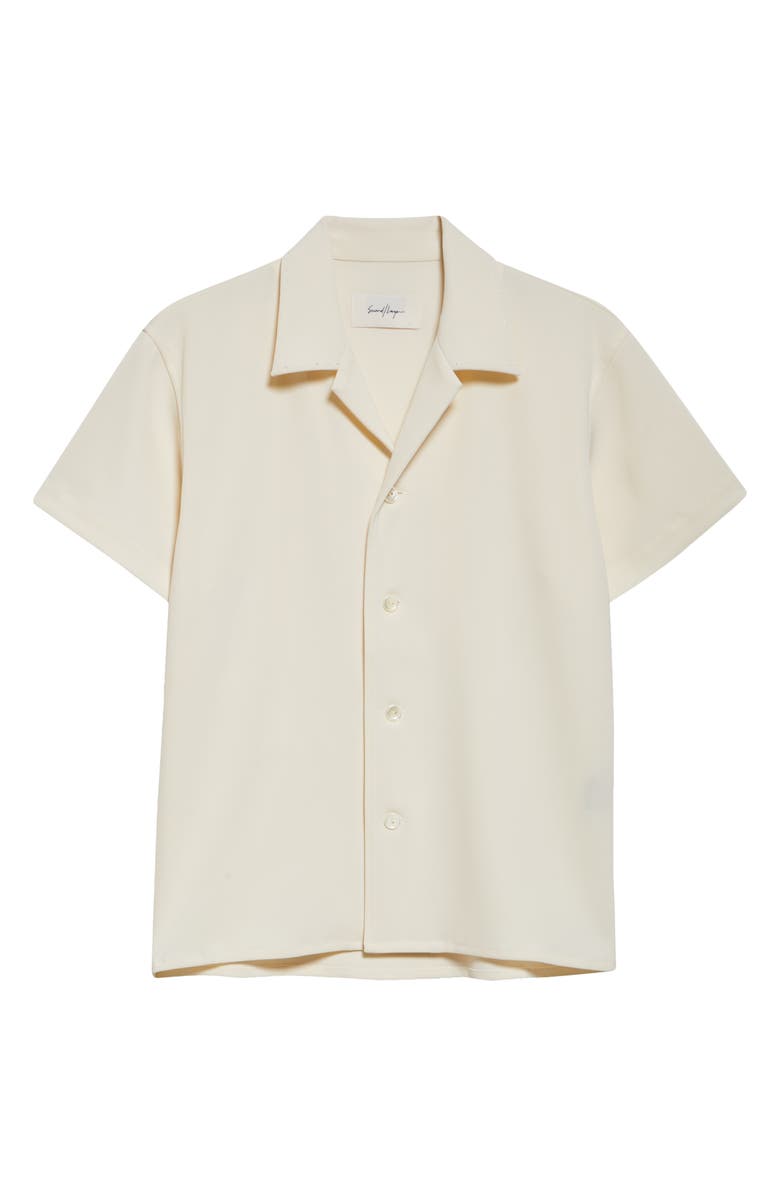 Second Layer Avenue Camp Shirt, Alternate, color, White 0053