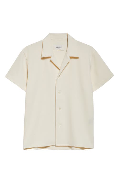 Shop Second / Layer Second Layer Avenue Camp Shirt In White 0053