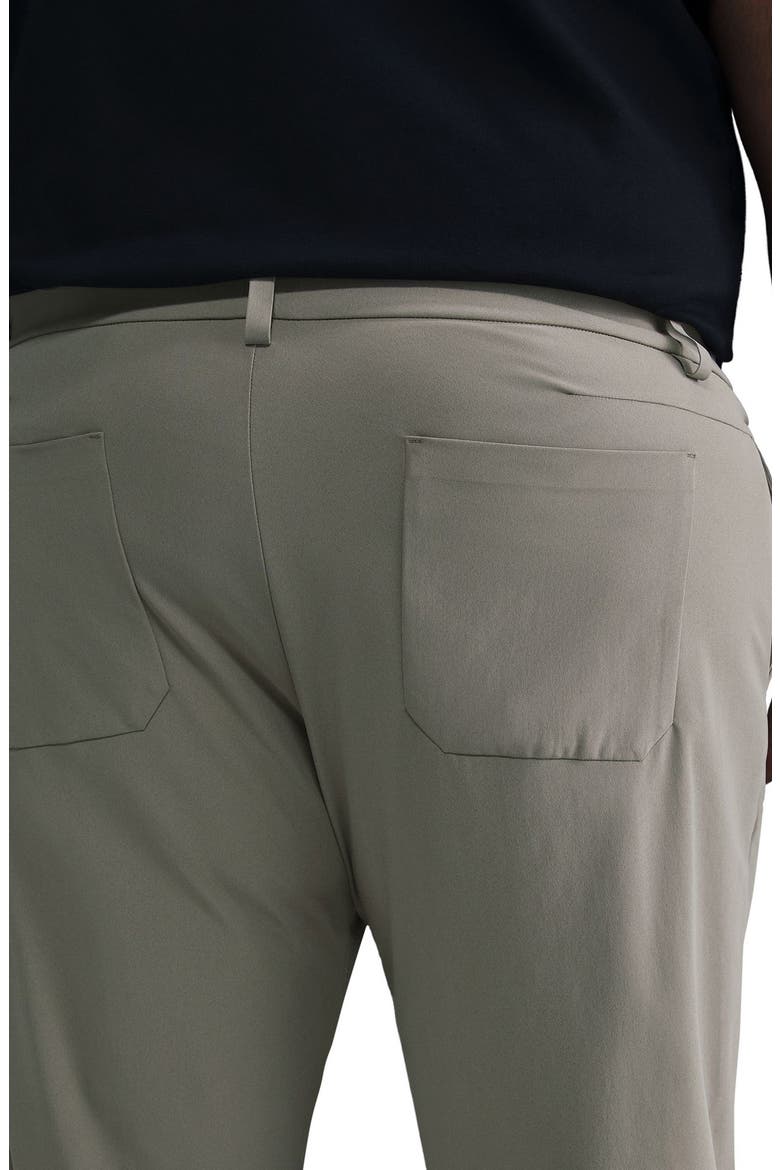 24.7 PerfectStretch Dri-FIT Regular Fit Flat Front Pants, Alternate, color, 320 LTARMY/STLGRN