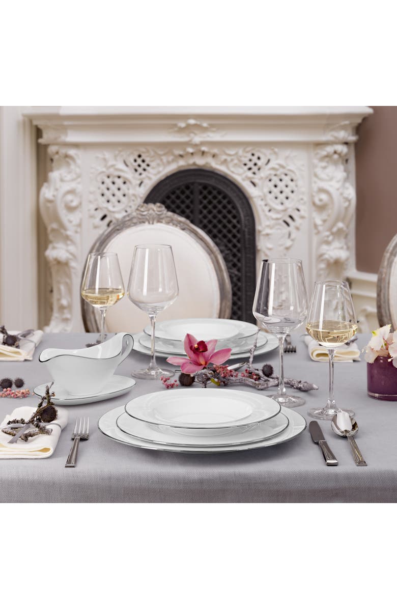 Villeroy & Boch Anmut Platinum No.1 5-Piece Place Setting, Alternate, color, White