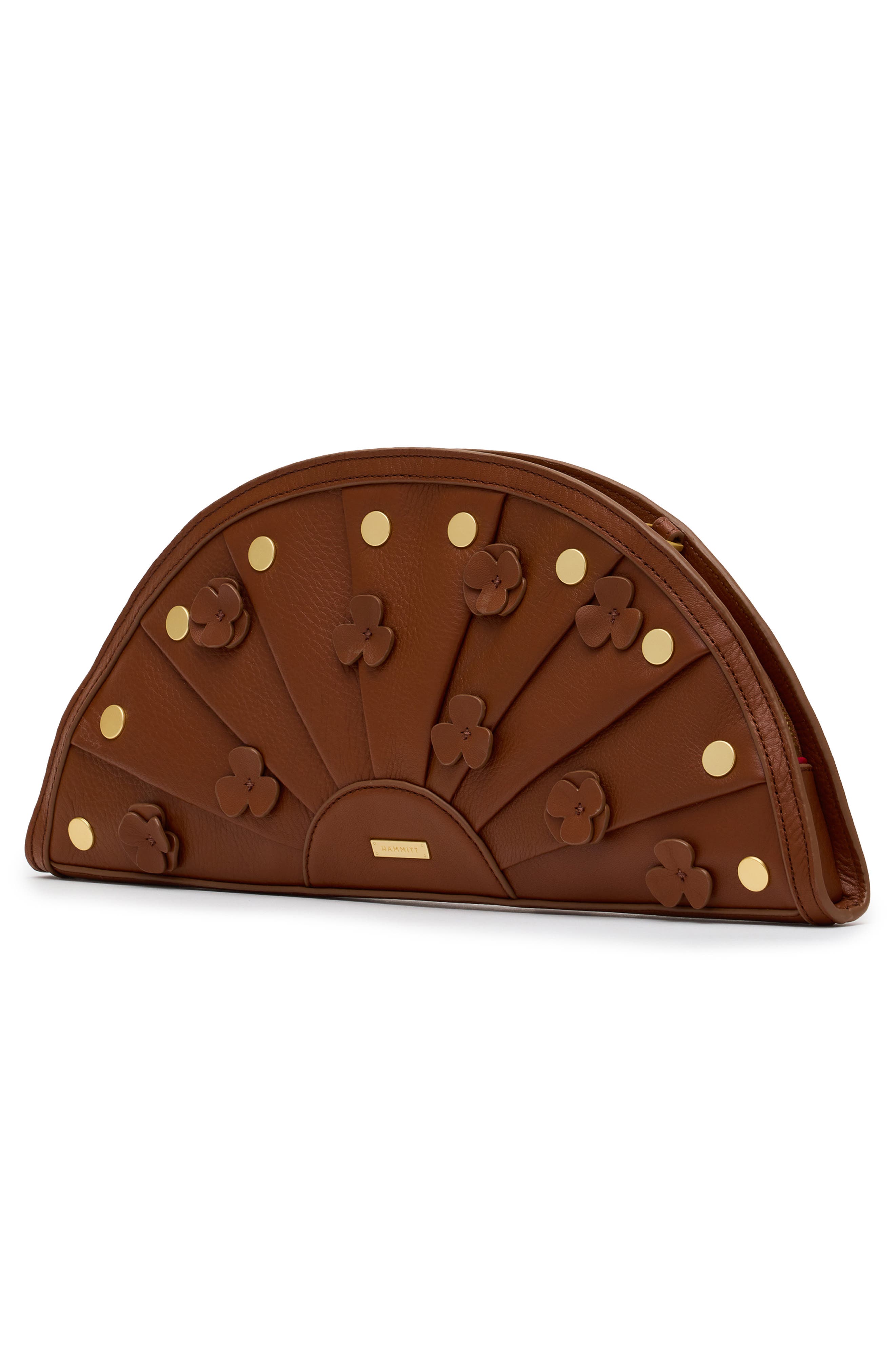 HAMMITT Shelley Leather Clutch, Alternate, color, 