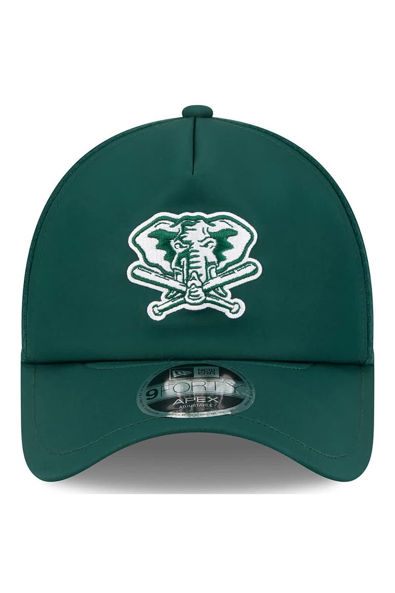 Men's New Era Green Athletics 2026 Batting Practice Alternate Apex 9FORTY Adjustable Hat, Alternate, color, Green