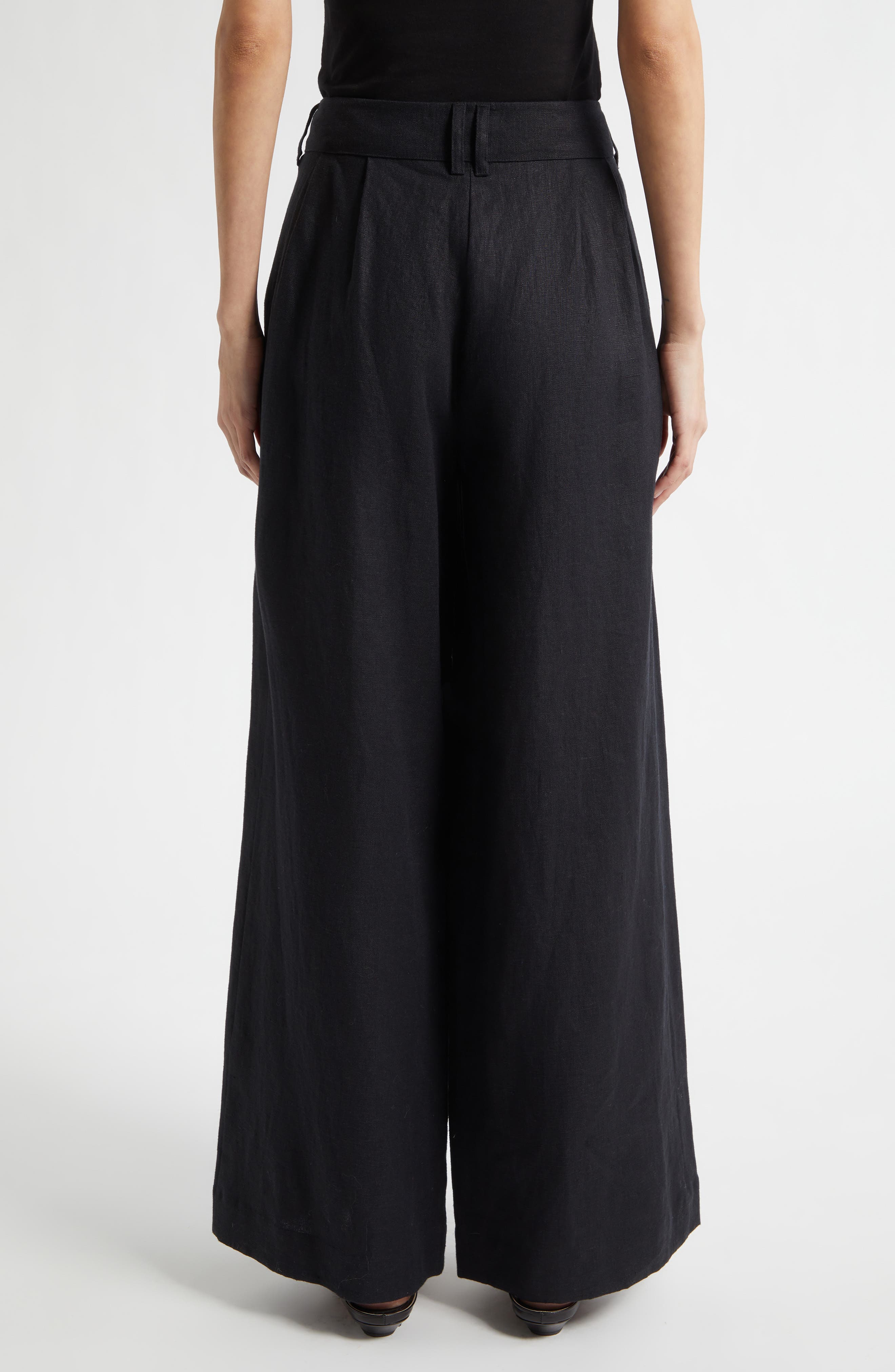 Parker Wide Leg Linen Pants - image 2