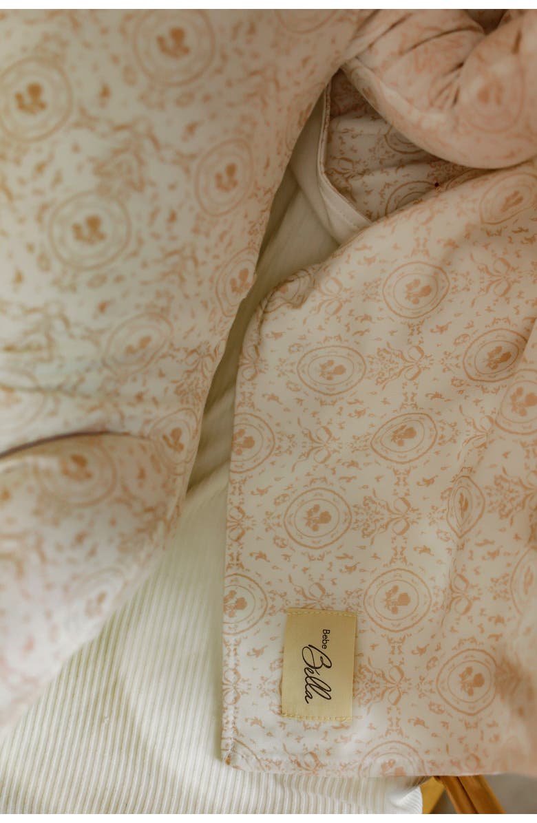 Bebe Bella Girl Boat & Floral Print Modal Blanket, Alternate, color, White/Primrose