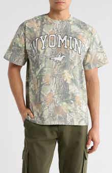 PacSun Wyoming Camo Cotton T-Shirt
