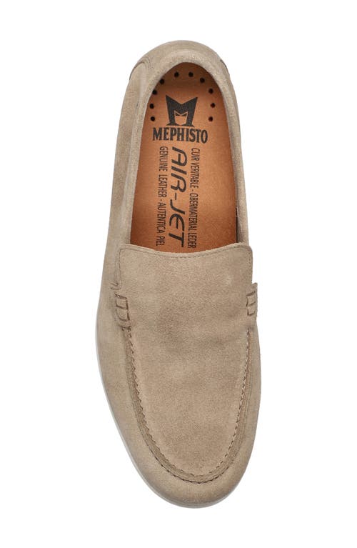 Mephisto Valner Slip-on Sneaker In Taupe Velours