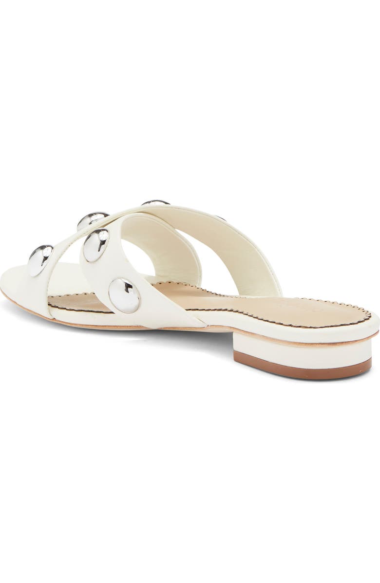 Cinq à Sept Grace Studded Slide Sandal, Alternate, color, Ivory