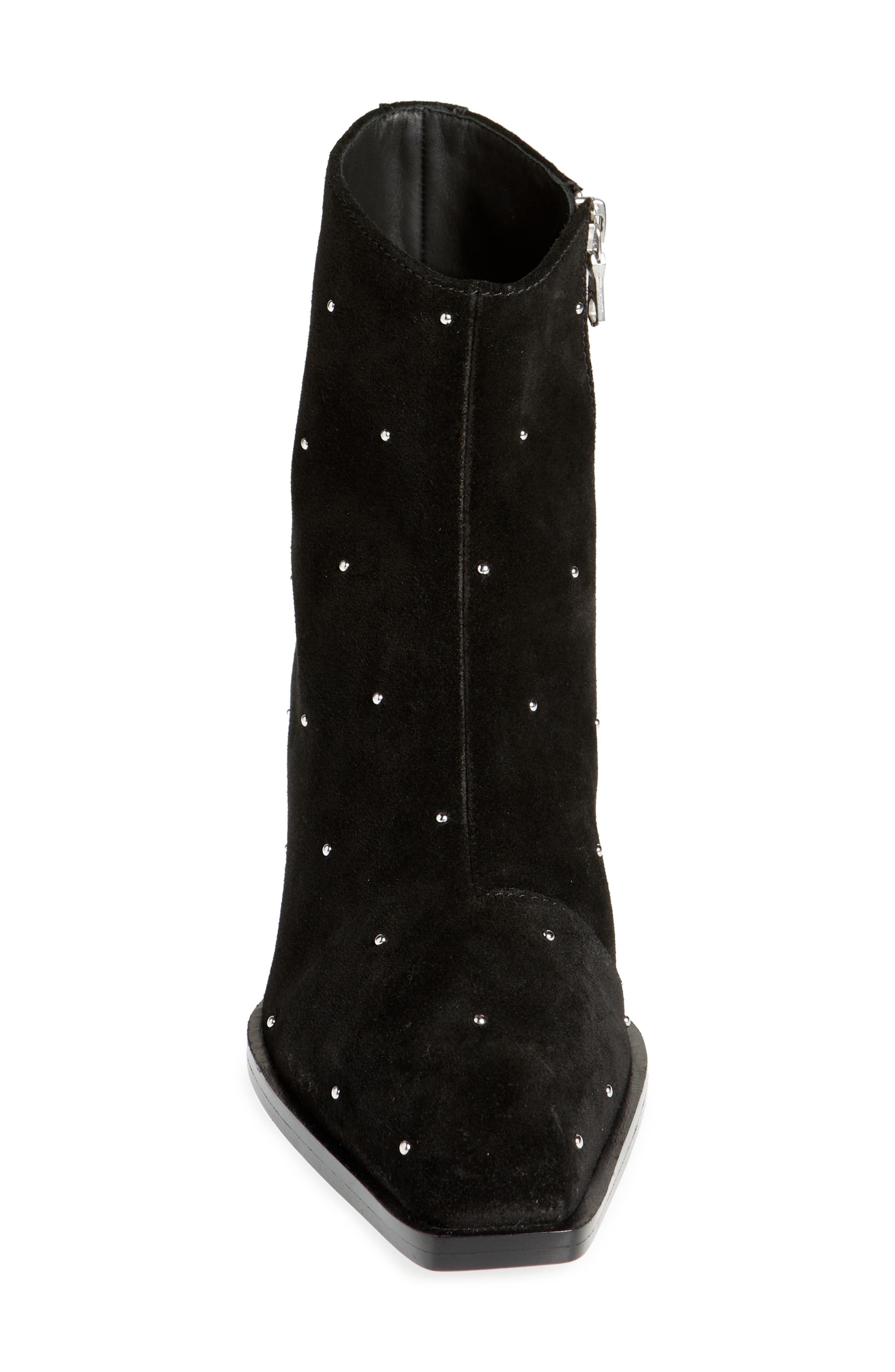 rag & bone Joni Block Heel Bootie, Alternate, color, Blksd