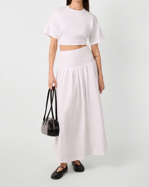 Weworewhat Drop Waist Maxi Skirt