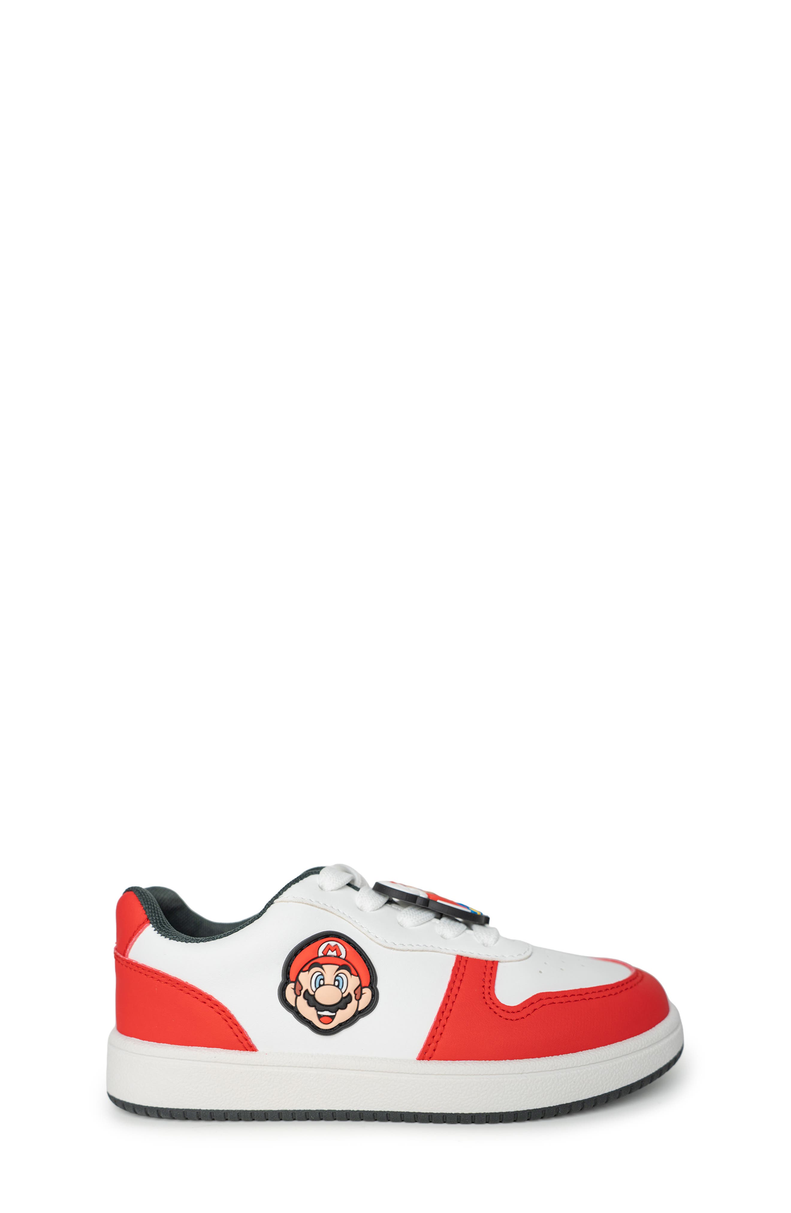 Kids' Super Mario Sneaker, Alternate, color, WHITE/ RED