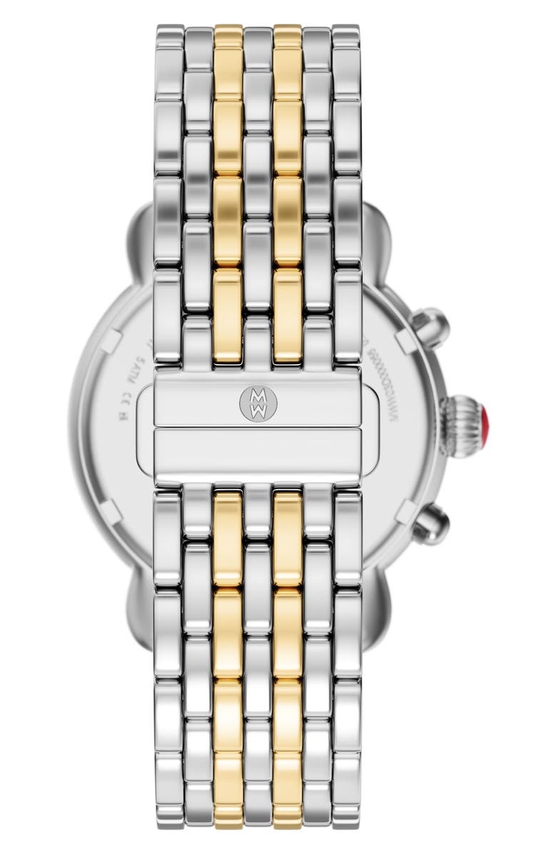 MICHELE CSX Two-Tone Diamond Bracelet Watch, 39mm, Alternate, color, Two Tone